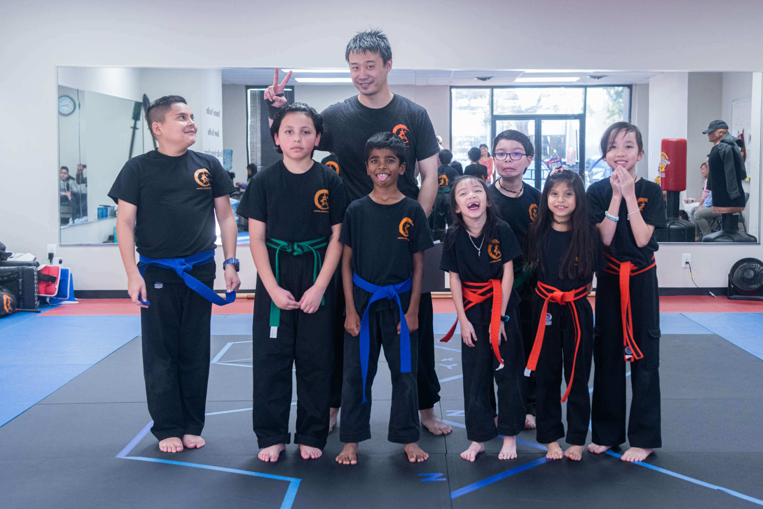 Dragon Gate Kungfu students and instructors group photo